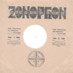 Original Zonophon(e) Cover fr 25er Schellackplatten A2 C