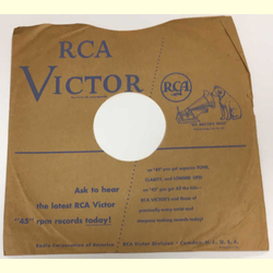 Original Victor/RCA  Cover fr 25er Schellackplatten A1 A