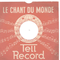 Original Tell Record Cover fr 25er Schellackplatten A2 C