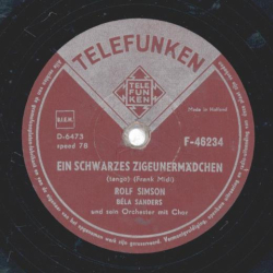 Rolf Simson - Ein schwarzes Zigeunermädchen / Heimweh