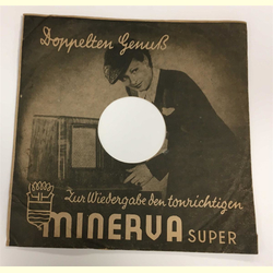 Original Minerva Cover fr 25er Schellackplatten A1 C