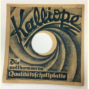 Original Kalliope Cover für 25er Schellackplatten A2 A