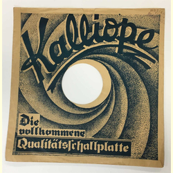 Original Kalliope Cover fr 25er Schellackplatten A2 C