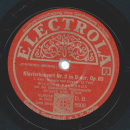Wilhelm Backhaus - Klavierkonzert Nr. 2 in B-dur, Op. 83 ( 5 Platten, Platte 2 fehlt)
