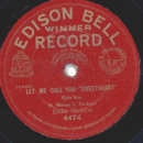 Eddie Sheldon - Meet me at twilight / Let me call you "Sweetheart"