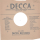 Original Decca Cover für 25er Schellackplatten A42 C