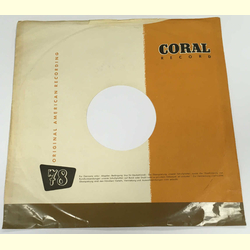 Original Coral Cover fr 25er Schellackplatten A1 A