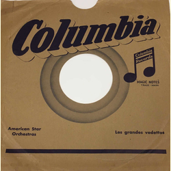 Original Columbia Cover fr 25er Schellackplatten A47 B