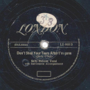 Salty Holmes - I Found My Mama / Dont Shed Your Tears After Im gone
