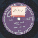 Ann Jones and Smokey Rogers - Bloodshot eyes /  Doin fine