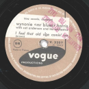 Wynonie "mr blues" Harris - I want my fanny brown / I feel that old age comin on 