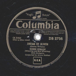 Ronnie Ronalde - Dream of olwen / When you were sweet sixteen