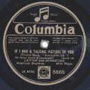 Layton and Johnstone - If I Had Talking Picture Of You /...
