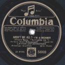 Layton and Johnstone - If I Had Talking Picture Of You / Aren´t We All ?
