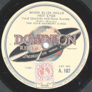 The Four Harmony Kings - Shout Hallelujah ( Cause i´m Home ) / When Eliza Rolls Her Eyes