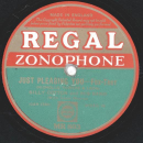 Billy Cotton - Tell your father, tell your mother / Just pleasing you