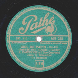 Geg Di Giacomo - Le Pans / Ciel De Paris