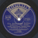 Großes Tanzorchester Adalbert Lutter - Goldenes Mädel / Ein Paar liebe Zeilen