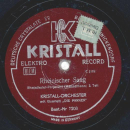 Kristall-Orchester - Rheinischer Sang, Rheinlieder-Potpourri