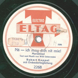 Robert Koppel - Denn einmal nur im Jahr ist Karneval / N - ich mag dich nit mie !