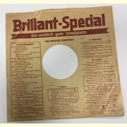 Original Brillant Cover fr 25er Schellackplatten A9 B