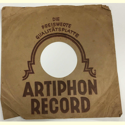 Original Artiphon Cover fr 25er Schellackplatten A2 B