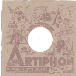 Original Artiphon Cover fr 25er Schellackplatten A4 C