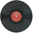 Platte mit kyrillischer Schrift - Matr. Nr. 18760 -4 / 18761 - 6