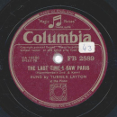 Turner Layton - Something To Remeber You By / The Last Time I Saw Paris