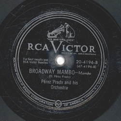 Perez Prado - The Syncopated Clock Mambo / Broadway Mambo