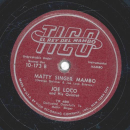 Joe Loco - Band Stand Mambo  / Matty Singer Mambo