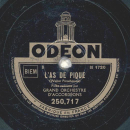 Grand Orchestre DAccordeons - Las de Pique / Peux-tu siffler Jeanne?