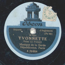 Musique de la Garde Rpublicaine, Paris - Yvonette /...