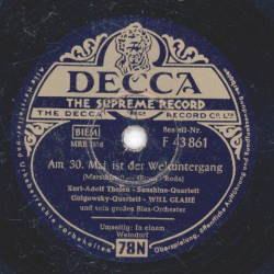 Kurt Adolf Thelen - Am 30. Mai ist der Weltuntergang / In einem Weindorf