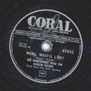 The Pinetoppers with the Marlin Sisters - Blue Canary / Mama, Whatll I Do?