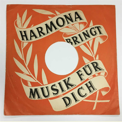 Original Harmona Cover fr 25er Schellackplatten A1 C