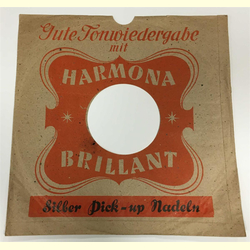 Original Harmona Cover fr 25er Schellackplatten A2 C