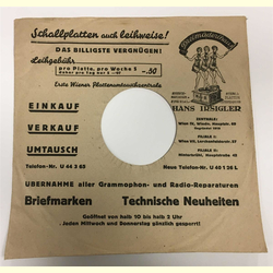 Original 3MH Cover fr 25er Schellackplatten A6 B