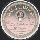 Fritz Vogelstrom - Blumen Arie / Selig sind, die Verfolgung leiden