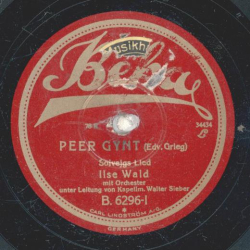 Ilse Wald - Peer Gynt / Cavalleria rusticana ( Lola´s Lied )