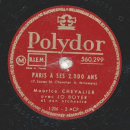 Maurice Chevalier avec Jo Boyer - Paris A Ses 2000 Ans / Jái Fixé Mon Coeur
