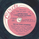 The All Star Stompers - Cant we be friends / I never knew I could love anybody