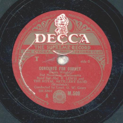 The Royal Artillery Band - Concerto for Cornet (Side 3+4)