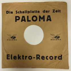 Original Paloma Cover fr 25er Schellackplatten A3 C