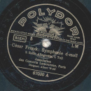 Association des Concerts Lamoureux, Paris: Albert Wolff - César Franck: Symphonie d-moll
