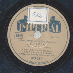 Carla Spletter, Hans Tolksdorf - Querschnitt durch die...