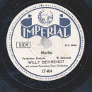 Willy Beherendt - Ich weiß, es wird einmal ein Wunder geschehn / Marita
