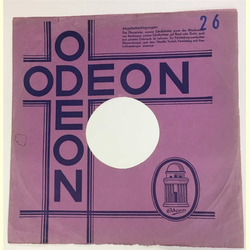 Original Odeon Cover fr 25er Schellackplatten A28 C