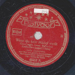 Lale Andersen - Wenn du kein Mädel weißt / Blaue Nacht am...