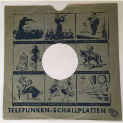Original Telefunken Cover für 25er Schellackplatten A30 C